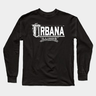 Vintage Urbana, IL Long Sleeve T-Shirt